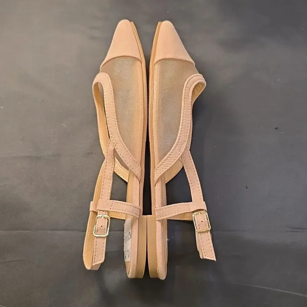 BRAND NEW WILD DIVA LOUNGE SLINGBACK WOMEN'S FLAT